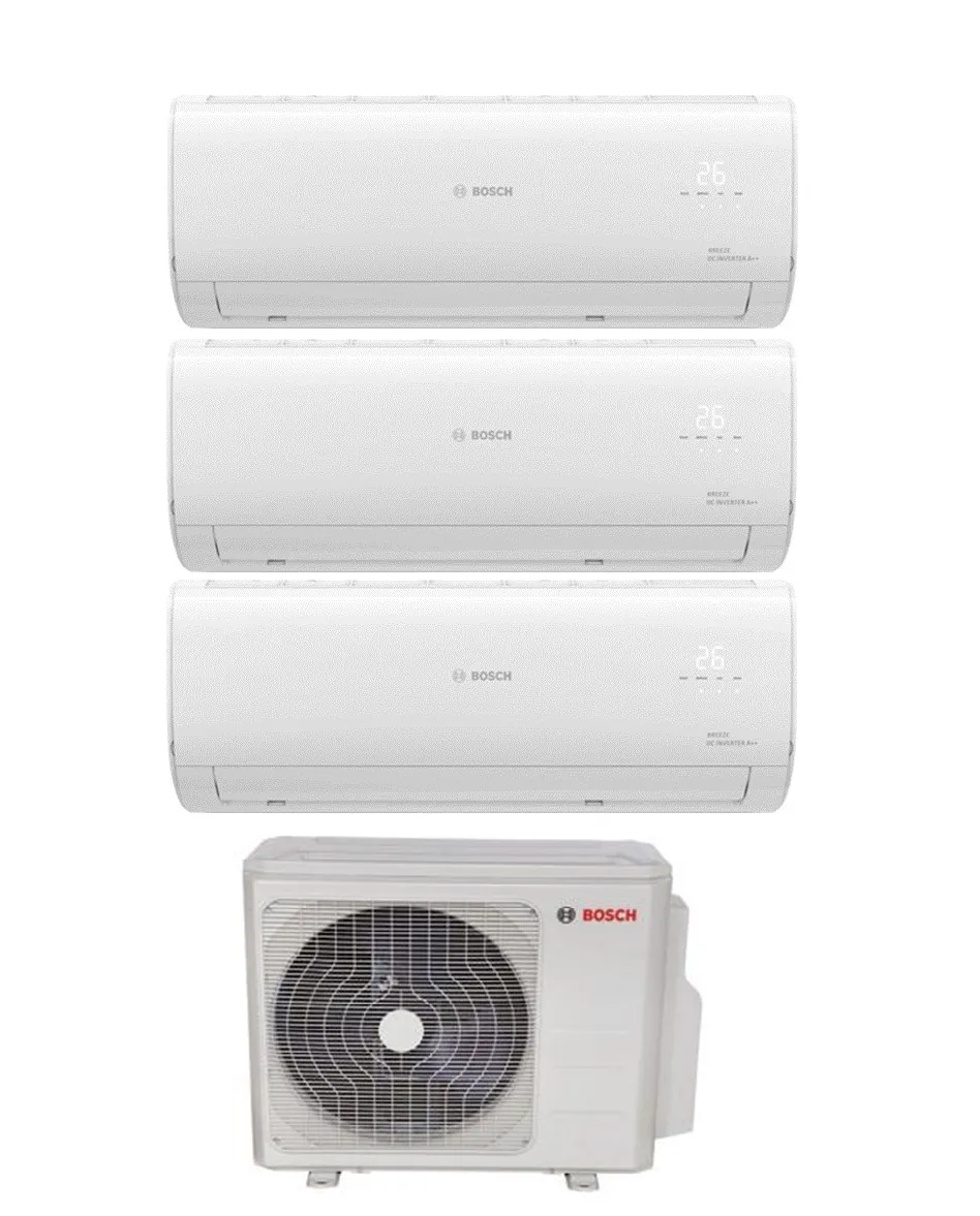 Bosch Multi Split Klima 3 İç Ünite 18000 Btu ve 42000 Btu 1 Dış Ünite