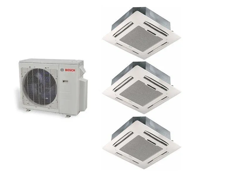 Bosch Multi Kaset Tipi İnverter Klima 3 İç Ünite 18000 Btu ve 42000 Btu 1 Dış Ünite